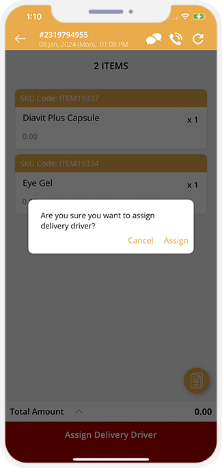 assign driver